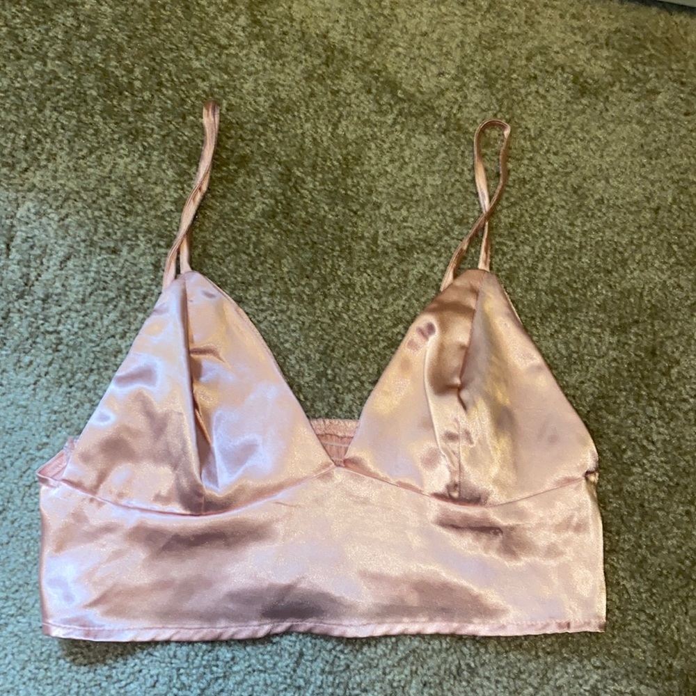 Pink crop top